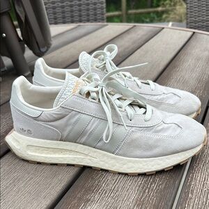 Like New Mens Adidas Retropy E5 size 12 Alumina Magic Beige Originally $140